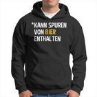 Kann Spurenon Bier Enthalten Kapuzenpullover