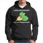 Lieblingssport Rübransport Kapuzenpullover