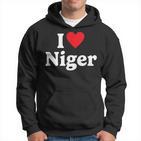 I Love Niger Kapuzenpullover