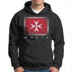 Maltese Cross Flag Malta Kapuzenpullover