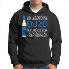 Ouzo Lovers Schnapps Greece Ouzo Kapuzenpullover