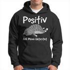 Positiv Auf Müde Getestet Fun Cat Sleep Kapuzenpullover