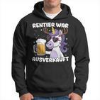 Reindeer War Ausverkauft Christmas Unicorn Kapuzenpullover