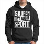 Saufen Ist Auch Sport Kapuzenpullover