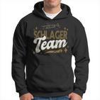 Schlager Fans Partner Look Schlager Team Schlager Outfit Costume Kapuzenpullover