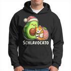 Schlavocato Official Sleep Pyjamas Sleep Avocado Cat Kapuzenpullover