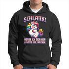 Unicorn Schlank Würde Ich Dich Nur Unnötig Geil Machen Kapuzenpullover