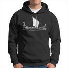 Viking Ship Nordic Mythology Nordmann & Walhalla Kapuzenpullover