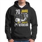 Vor 70 Jahren Der Fastest In Traffic 70Th Birthday Man Kapuzenpullover