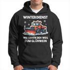 Winterdienst Schneepflugfahrer Humor Schneepflug Kapuzenpullover