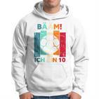 Children's Bäm Ich Bin 10 Zehn Jahre Junge 10Th Birthday Football Kapuzenpullover