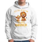 Children's Ich Bin Jetzt Ein Großer Bruder Löwen Motif Kapuzenpullover