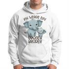 Children's Ich Werde Großer Bruder 2025 Elephant Kapuzenpullover