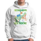 Children's School Child 2024 Dinosaur Ich Rocke Jetzt Die Schule Kapuzenpullover