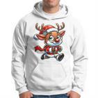 Children's Weihnachts Rentier Süß Santa Claus Kapuzenpullover