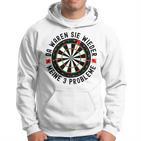 Da Waren Sie Wieder Meine 3 Probleme Dart Darter Gray Kapuzenpullover