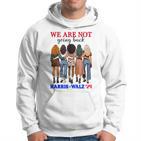 We Don't Go Back Harris Walz 24 Kamala Harris Tim Waltz Kapuzenpullover