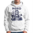 Fischer Mit Seagull Nord Sailor Captain Kapuzenpullover