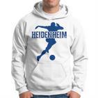 Heidenheim Football Fan Red Kapuzenpullover