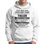 Ich Bin Ein Stolzer Chefonerdammt Tollen Mitarbeitern Gray Kapuzenpullover