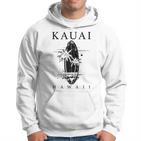 Kauai Hawaii Surfintage Surfer Gray Kapuzenpullover