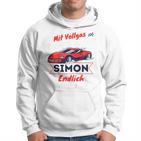 Kinder Endlich Schulkind Simon Personalised First Day Of School 2024 Kapuzenpullover