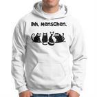 Her Menschen Cat  Cat Motif Kapuzenpullover