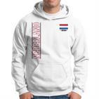 Netherlands Flag Fan Item Nederland Flag Blue Kapuzenpullover