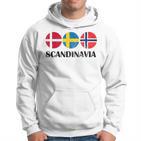 Norway Sweden Denmark Flags Scandinavian Flags Scandinavia Kapuzenpullover