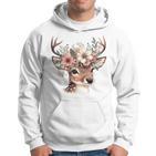 Reh Damen Reh Kostüm Kinder Carnival Reindeer Kapuzenpullover