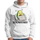 Schlavocado Official Sleep Pyjamas Sleep Avocado Gray Kapuzenpullover