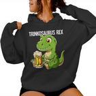 Beer Rex Kapuzenpullover für Damen