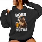 Bob Kurwa X Bierber Kurwa X Delicious Beer Kapuzenpullover für Damen