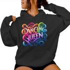 Dancing Queen Retro Disco Party Kapuzenpullover für Damen