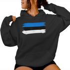 Estonia Estonia Maps Estonia Flag For Women Kapuzenpullover für Damen