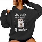 Hamster Mama Mir Reichts Ich Geh Zu Meinem Hamster Kapuzenpullover für Damen