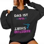 Handstand Saying Gymnastics Sport Girl Kapuzenpullover für Damen