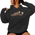 olleyball Sloth -Olleyball Beacholleyball Kapuzenpullover für Damen