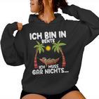 Ich Bin In Rente Ich Muss Gar Nichts Rentner Sloth Kapuzenpullover für Damen