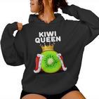 Kiwi Queen Women's Kiwi Cute Kiwi Kapuzenpullover für Damen