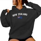 New Zealand Flag For And New Zealand Kapuzenpullover für Damen