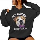 Old English Bulldog Mom Dog English Bulldog Kapuzenpullover für Damen