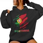 Portuguese Flag Women's Children's Portugal Kapuzenpullover für Damen