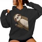 Sloth Lovers Children's Boys Girls Women's Kapuzenpullover für Damen