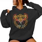 Spqr Roman Antique Roman Empire Graphic Novelty Kapuzenpullover für Damen