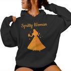 Women's Spritty Woman Beer Alcohol Saufen Trinkerin Malle Jga Saying Kapuzenpullover für Damen