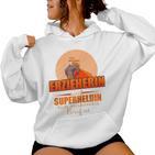 Women's Erzieherin Weil Superheldin Keine Professional Kapuzenpullover für Damen