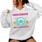 Women's Ich Bin Fahrlehrer Kapuzenpullover für Damen