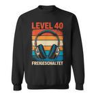 40 Geburtstag Mann Frau 40 Jahre 1984 Deko Lustig Geschenk Sweatshirt