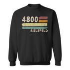 4800 Bielefeld Retro Postcodes Old Postcodeintage Sweatshirt